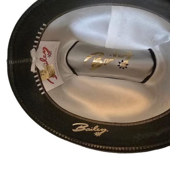 BLACK Bailey Legend 20x size 7 1/4 - Picture 5 of 6